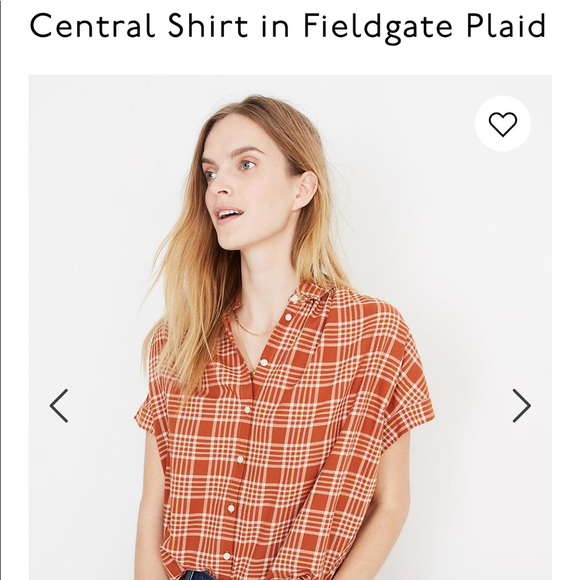 Madewell Tops - ISO Madewell Central Shirt in Fieldgate Plaid